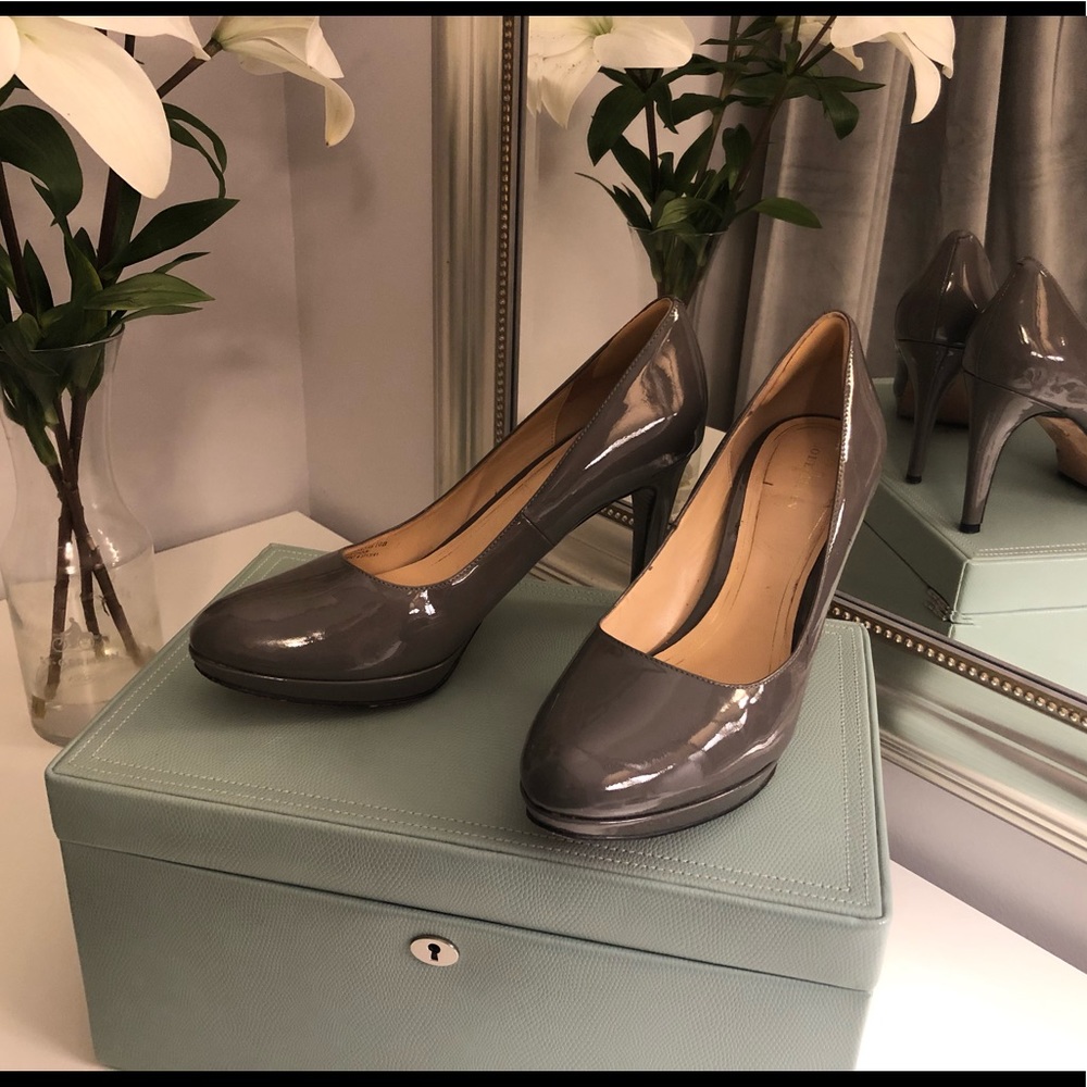 Cole Haan Nike AIR Patent Platform Pumps